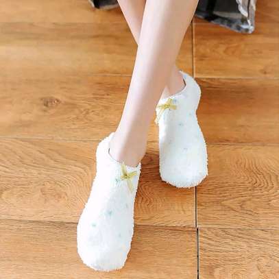 1 Pair Floor Socks Bow-knot Autumn Socks Low Cut image 1