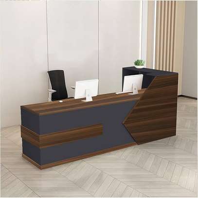Professional Front Desk – Modern MDF Design [2.4M] image 4