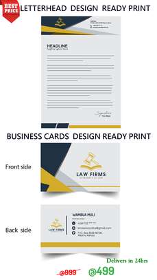 Logo design,Business card ,Bronchure Letter Head. image 9