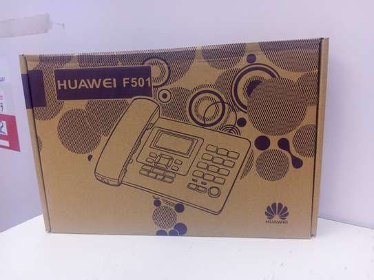 HUAWEI F501 Single SIM Desk Phone Without Antenna – Black image 1