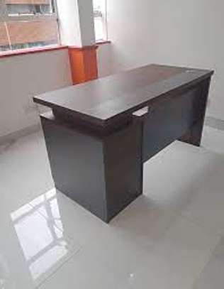 1.4M Rectangular Executive Office Working Desk with Drawers image 9