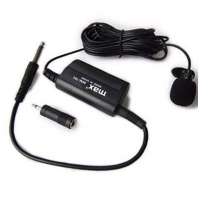 Max MM-701 lapel condenser universal microphone wired image 2