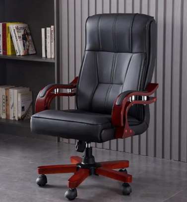 Office Chair: Leather Office Bliss Manager Seat image 1