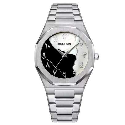 Arabic Men's Watches Quartz Fashion Creative Wristwatch image 2
