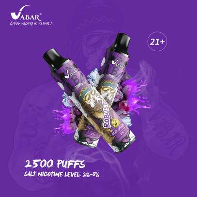 Vabar Robust 2500 Puffs 5% Disposable Vape – Cool Grape image 1