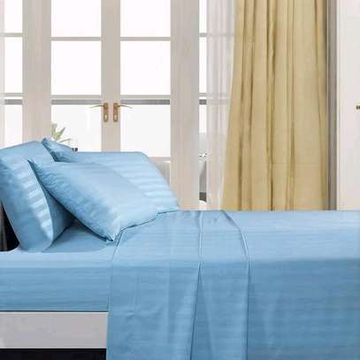 Quality stripped bedsheets size 7*8 satin image 2
