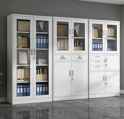 2-Door Steel Office Cabinet with Safe image 7