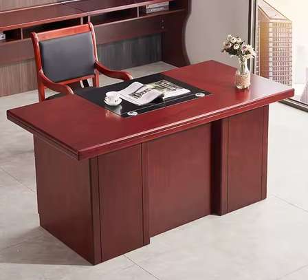 Office desk : Mahogany Staff Secretary Computer Desk image 4