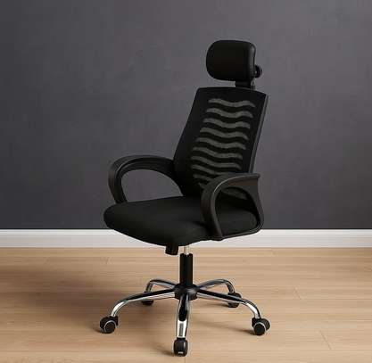 Office Chair: Office Modern Headrest Seat image 1