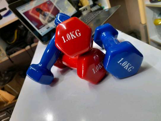 Aerobic vinyl dumbbells image 6