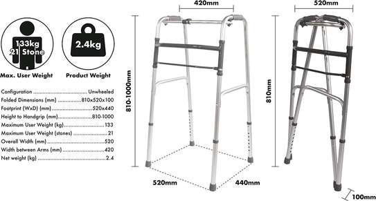 FOLDING WALKING FRAME SALE PRICE NAIROBI KENYA image 7