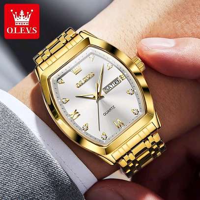 Olevs 5528 Luxury Square Quartz Watch image 3