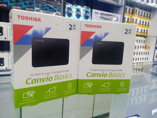 original Toshiba Canvio Basics 2TB External Hard Drive image 1