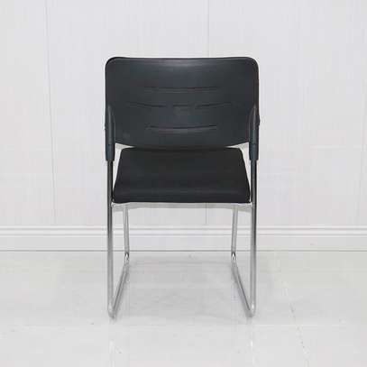 Office Seat: Armless Modern Home Mass Staff Chair image 2