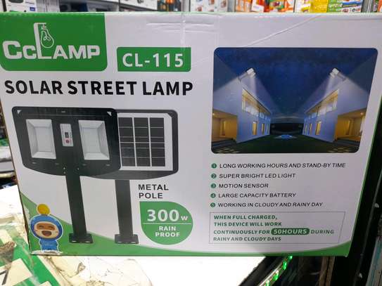 Cclamp 300watts solar street lamp image 2