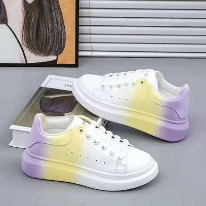 Cross Women's fashion Shoes White/Yellow Sneakers image 1