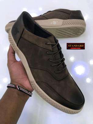 Coffee Brown Leather Shoes image 1