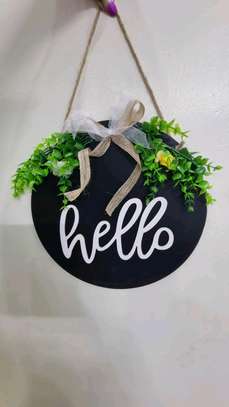 *Hello,Welcome Decorative wall hanging image 3