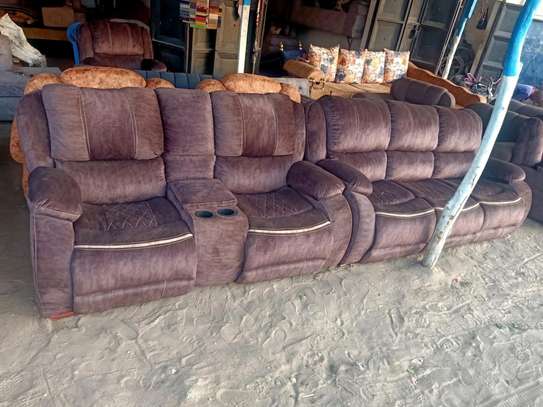 Seven seater recliner replica sofa image 1