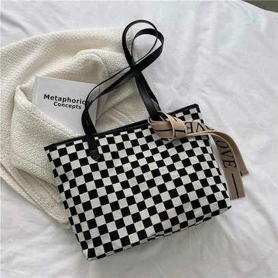 ♦️ *Women's plaid leather handbags image 4