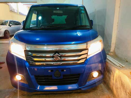 Suzuki solio 2017 hybrid blue image 1