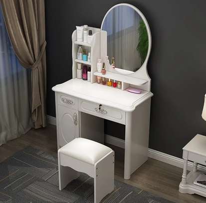 Dressers: White Dressing Room Vanity Sets image 3