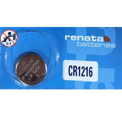 Renata CR 1216 watch coin cell battery image 1