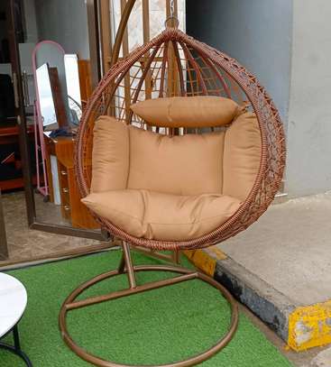 Office Chair: Rattan Hammock Swing Chair image 4