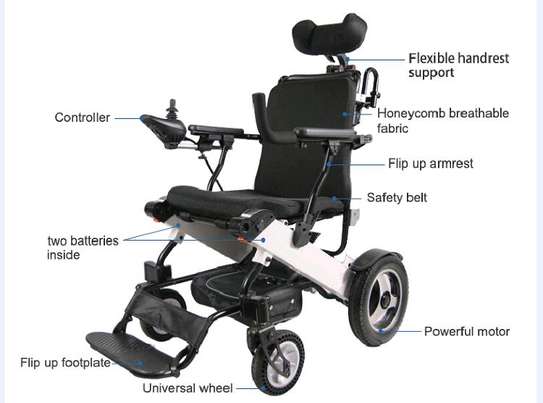 Foldable Lightweight Electric Wheelchair image 1