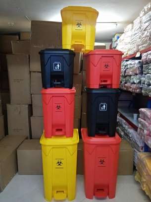 Red, Black,Yellow,Blue 50 Litre bins image 1