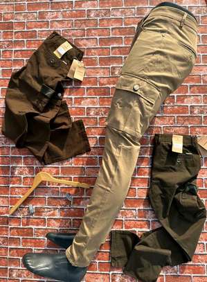 Designer assorted Mens khaki pants. image 1