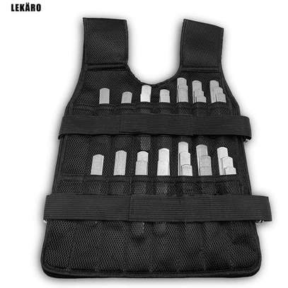 Weighted Vest Fitness Weight Training Workout Boxing Jacket image 2