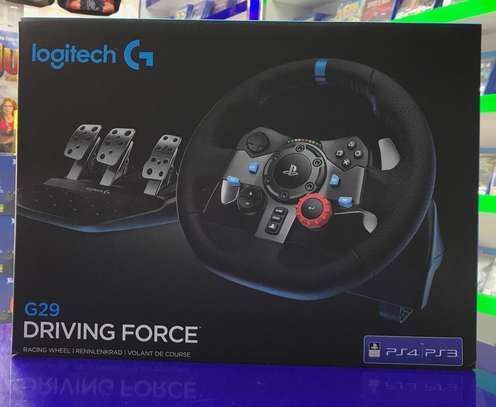 Logitech G29 Driving Force Racing Wheel With Pedals image 1