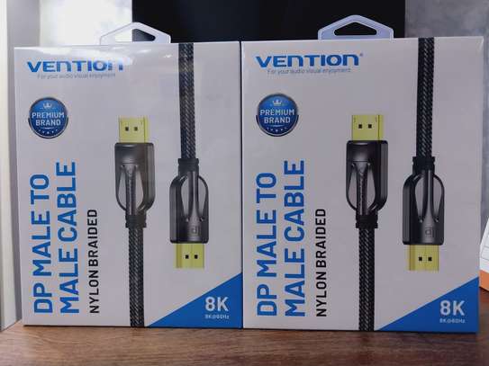 Vention Display Port Cable 3Metre-8K Nylon Braided image 1