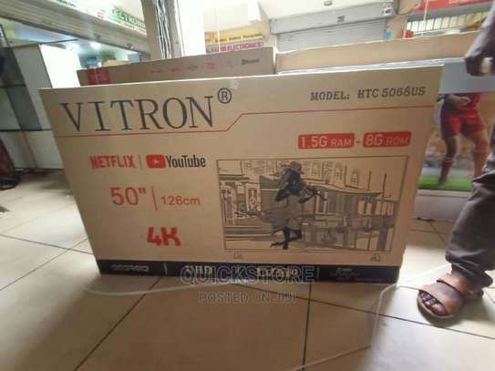 Vitron 5068US,50" Inch FRAMELESS 4K UHD Android TV-new image 1