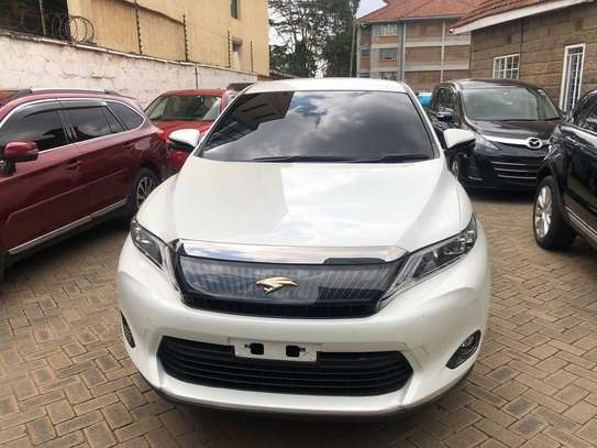 Pearl White Toyota Harrier 2016 image 2