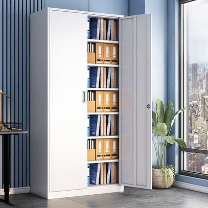 Double Door Metal Filing Cabinet with Adjustable Shelve image 5