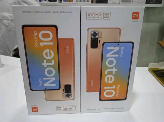 Redmi Note 10 Pro New 128gb 8gb Ram 108mp Camera 5020mAh Battery+Delivery image 1