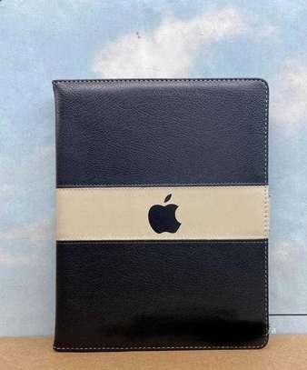Leather Apple Logo Book Cover Case With In-Pouch For Apple iPad Air 2 9.7 inches image 7