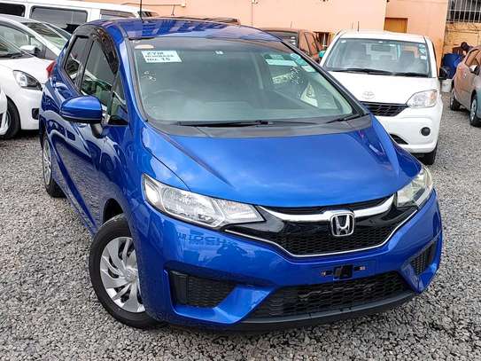 Honda fit non hybrid 2017 model fully loaded blue color image 3