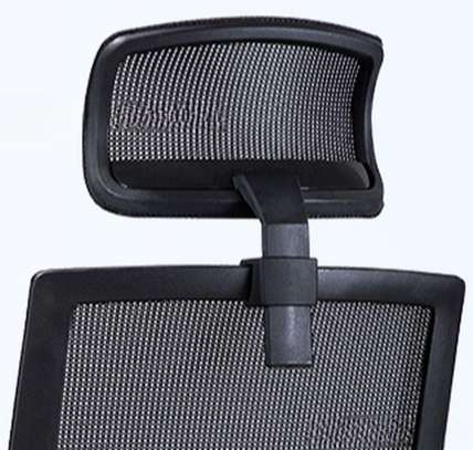 Office Chair: Upholstered Chair with Headrest image 2