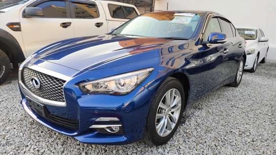 Nissan skyline Infinity 2018 blue image 8