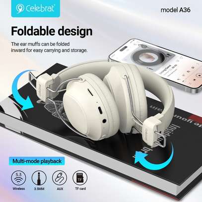 Celebrat A36 Wireless Headphones BT5.3 Over-Ear Headset image 4