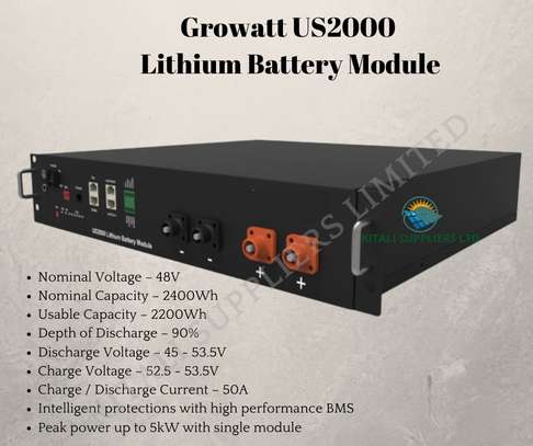 growatt us 2000 lithium battery module image 1
