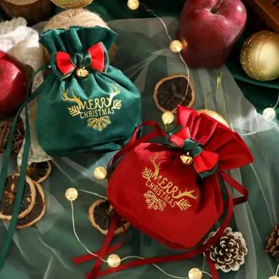 Santa Gift Candy Cookie Apple Bag image 2