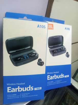 BRAND NEW A10S TWS bluetooth Earphone V5.0 Touch Wireless Earbuds image 1