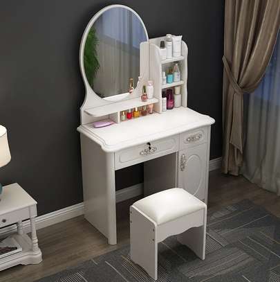 Dressers: White Dressing Room Vanity Sets image 1
