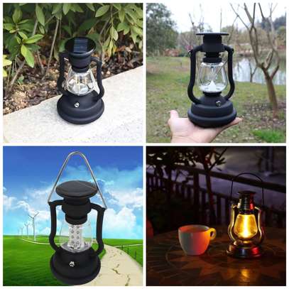 3 in 1Solar/Rechargeable /Manual Lantern Lamp image 2