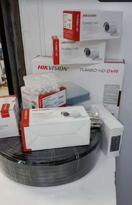 Hikvision 4 Camera CCTV Kit (With 500GB+50M Cable) image 2