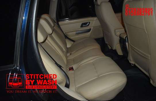 Range Rover seat covers upholstery image 12